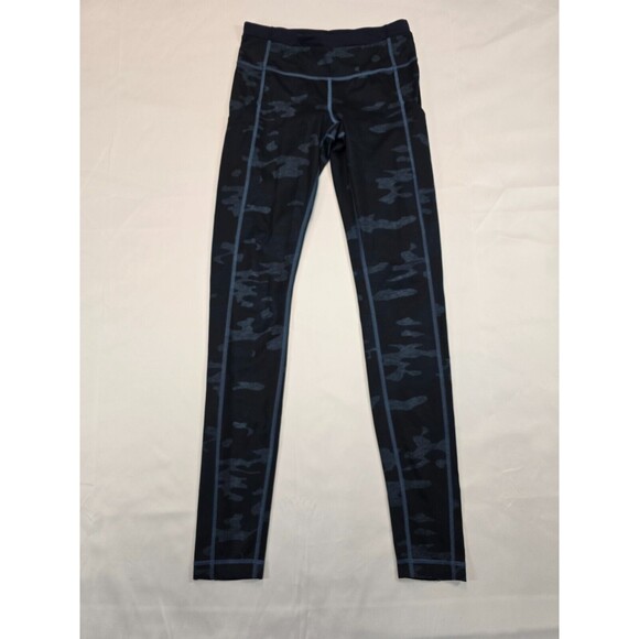 lululemon athletica Pants - Lululemon Women's Blue Camo Speed Up Tight Stretch Gym Yoga Workout Size 4